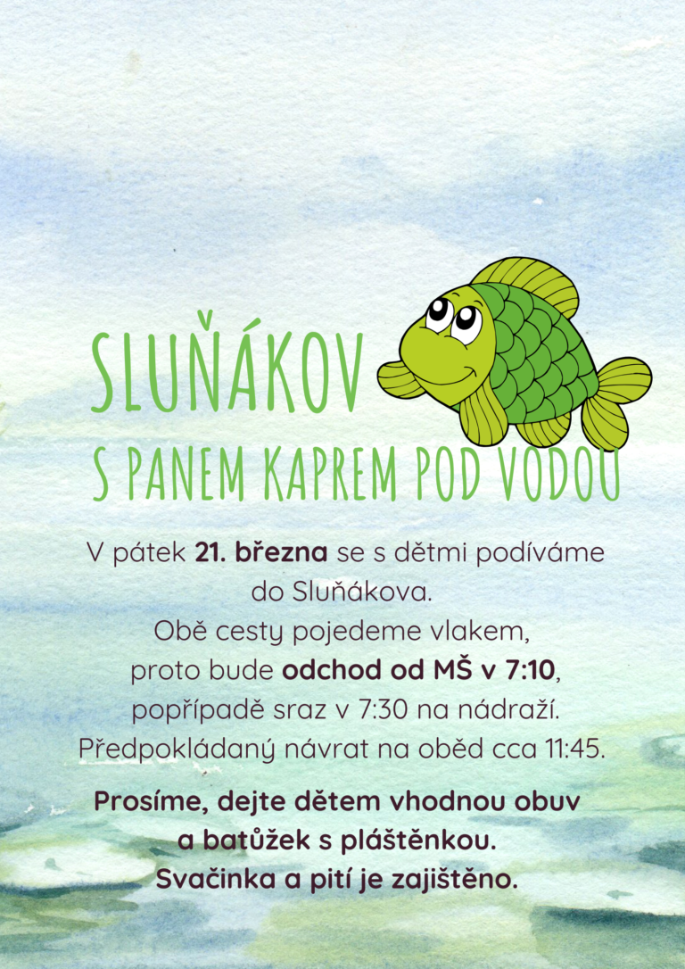 Sluňákov – S panem kaprem pod vodou